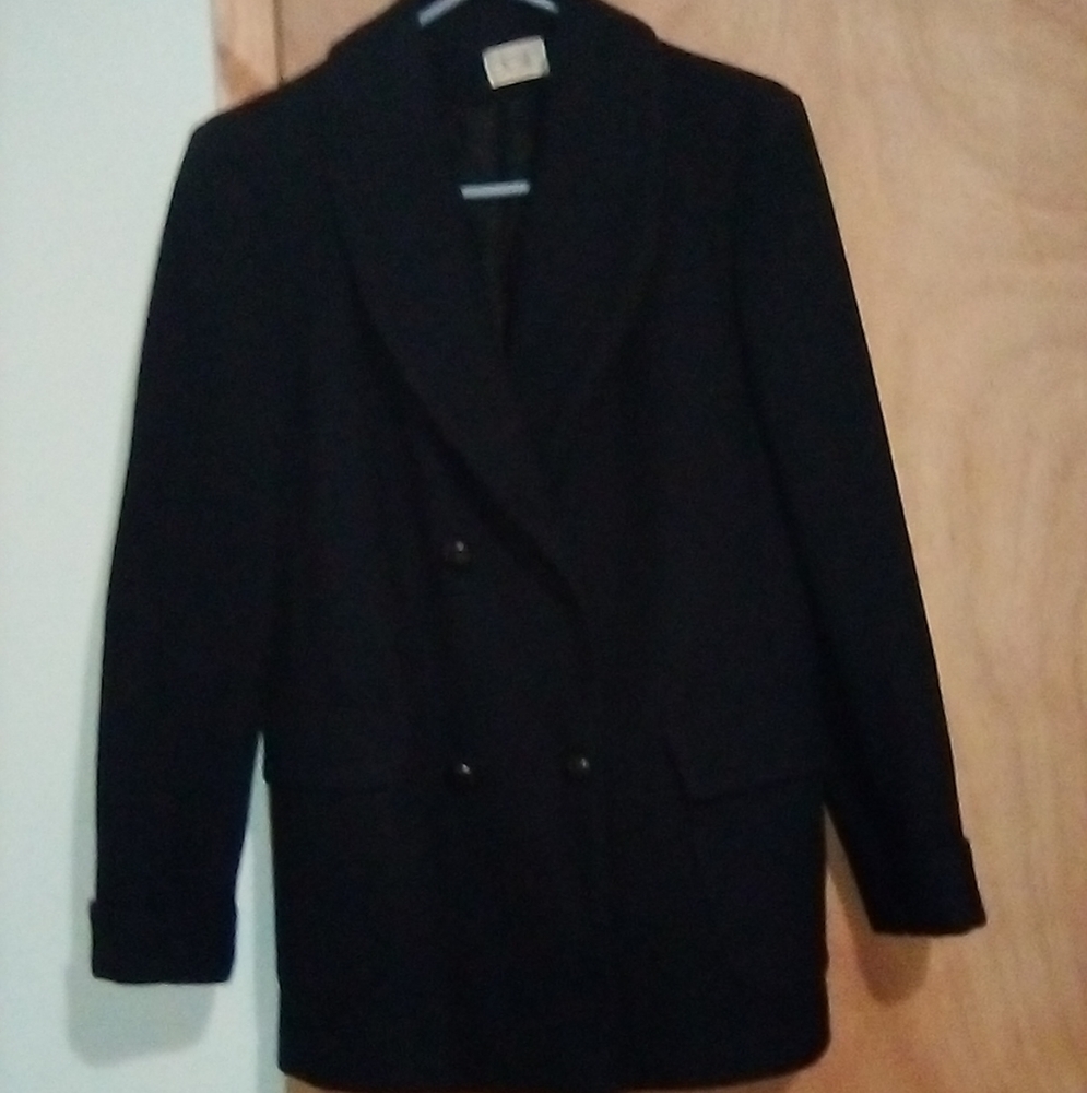 Women's Pea Coat sizeS vtg.Late70sEarly80' DESIRE)